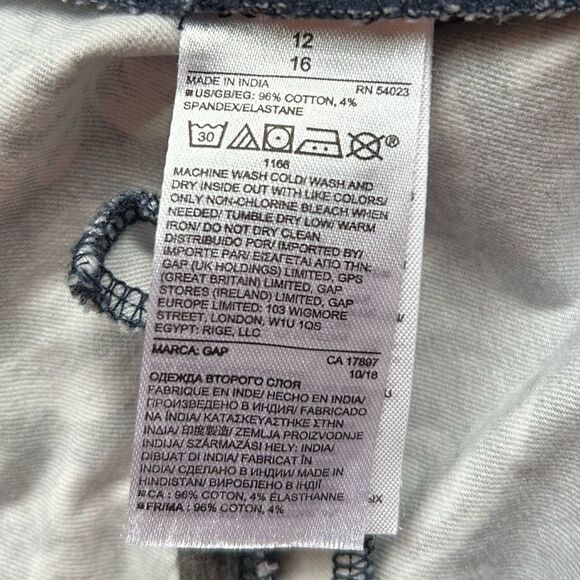 EUC Gap Signature Skinny Ankle Khali Pants Size 12 - Picture 4 of 4